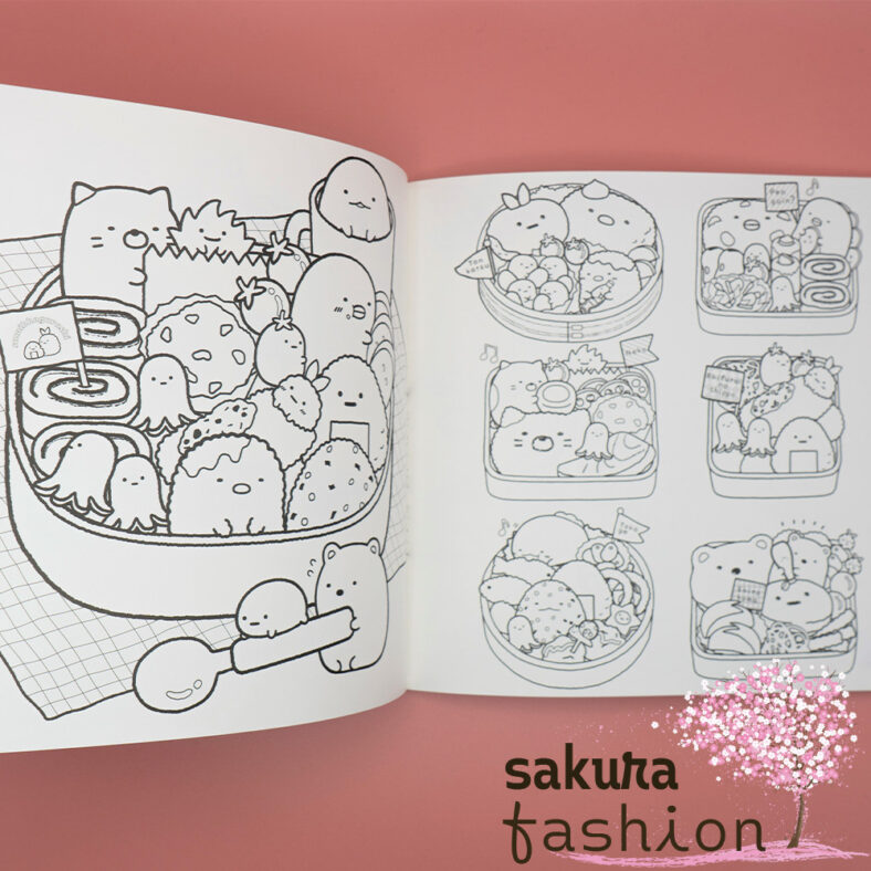 San-X Malbuch Thema Picknick Sumikko Gurashi