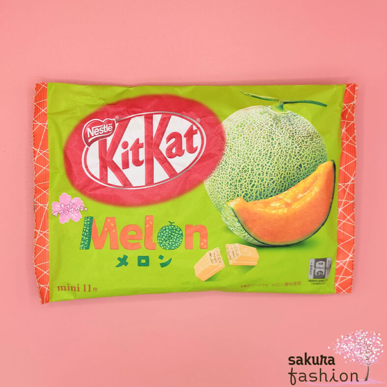 KitKat Schokolade Kekswaffel Melone Grün Orange Japan