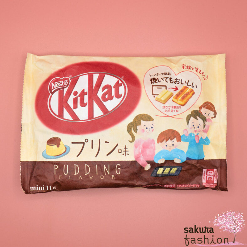 KitKat Schokolade Kekswaffel Pudding Crème brûlée Beige Braun Japan