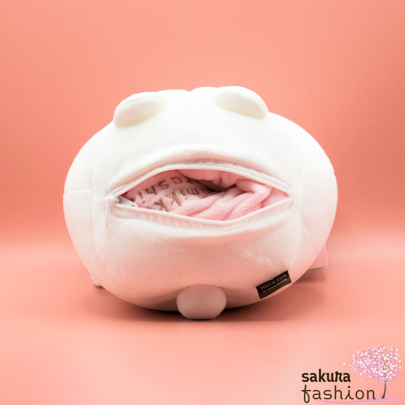 San-X Sumikko Gurashi Kissen 2in1 Nackenkissen Eisbär Shirokuma Weiß Rosa