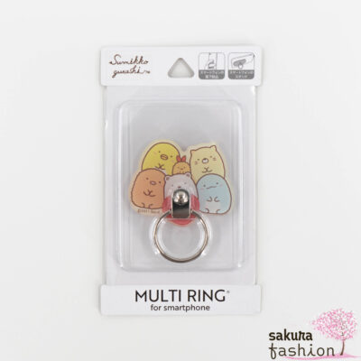 San-X Sumikko Gurashi Smartphone Multi Ring Eisbär Shirokuma Katze Neko Pinguin Penguin? Eidechse Tokage Schwein Tonkatsu Garnele Ebifurai no Shippo Japan Kawaii multi ring sumikko gurashi shirokuma no tezukuri plush