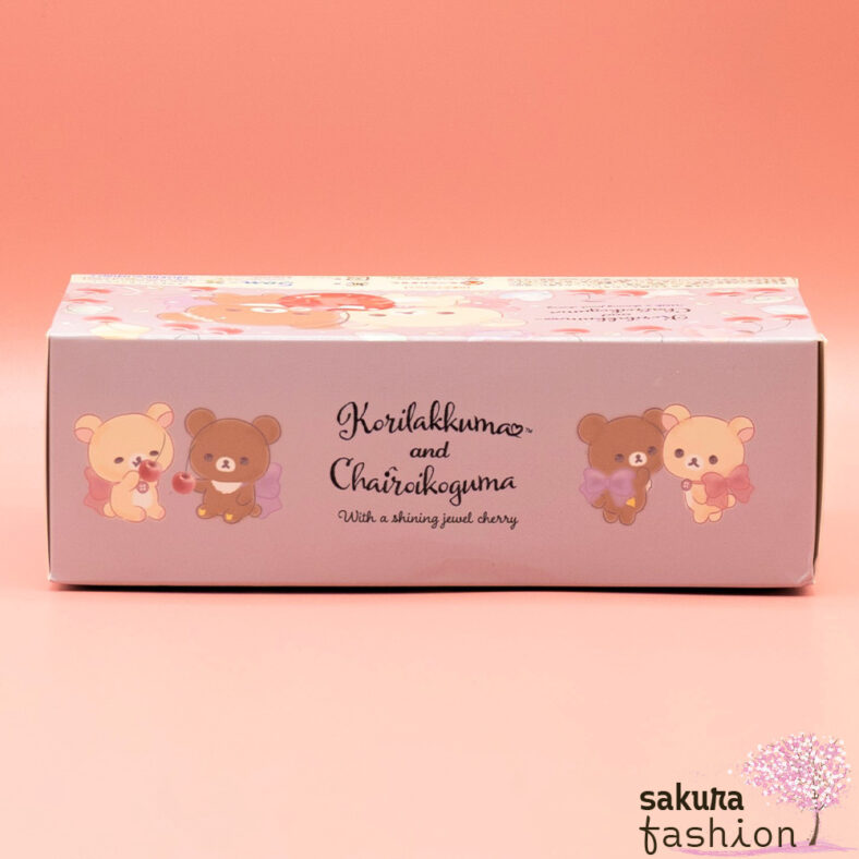 San-X Figuren Chairoikoguma Braun Korilakkuma Weiß Bär Kirschendetail Schmuckstein Juwel Japan Kawaii Accessoire glitter figure set korikog Jewel cherry