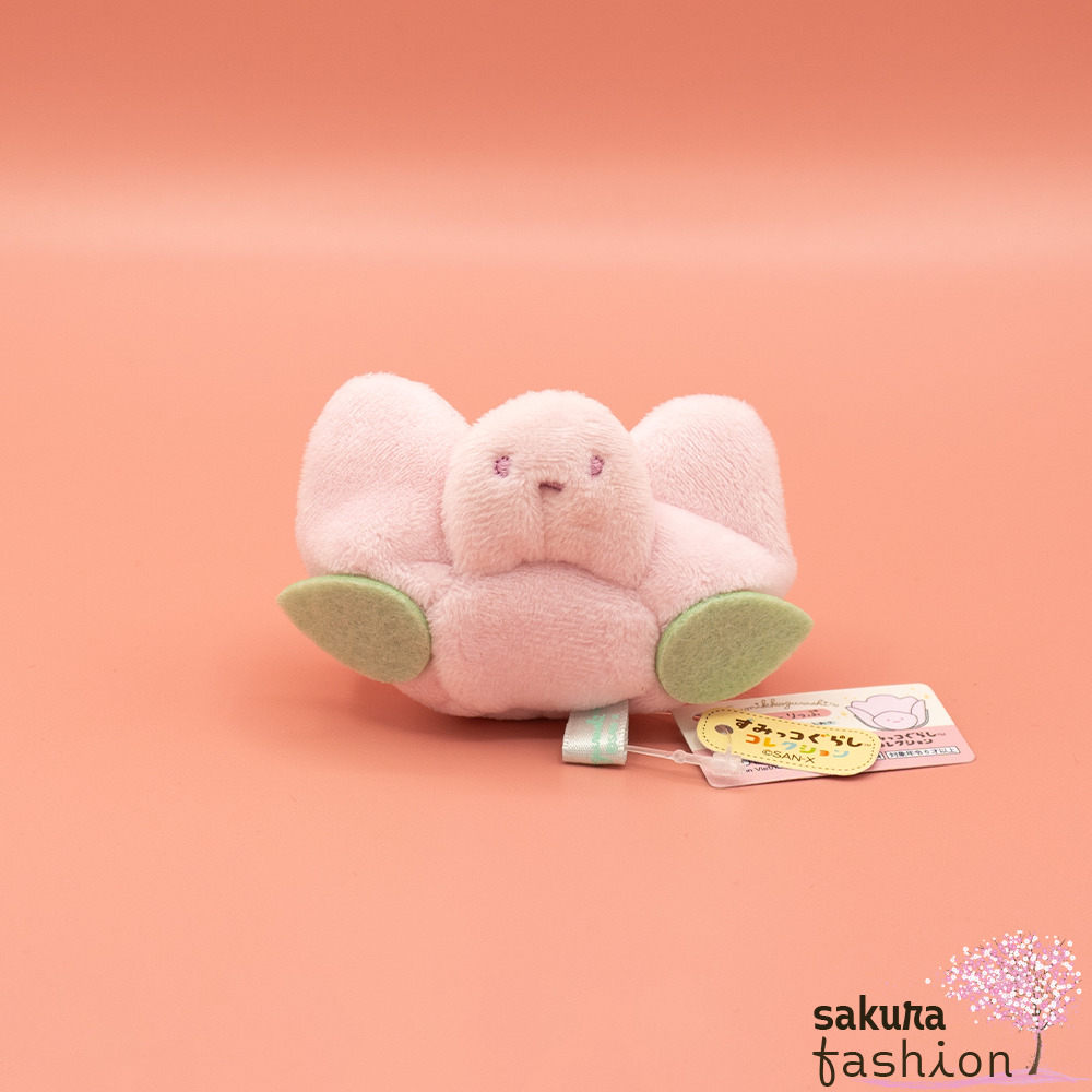 San-X Sumikko Gurashi Gartenblume Tuple Rosa Weich Japan Kawaii tenori stuffed toy (zassou yosei no flower garden tulip)