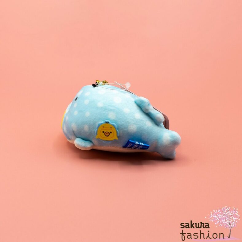 San-X Stofftier Anhänger Walhai Jinbei San Rilakkuma Küken Kiiroitori Blau Gelb Gold Gepunktet Japan Kawaii Special Limited Edition collaborative hangingstuffed animal