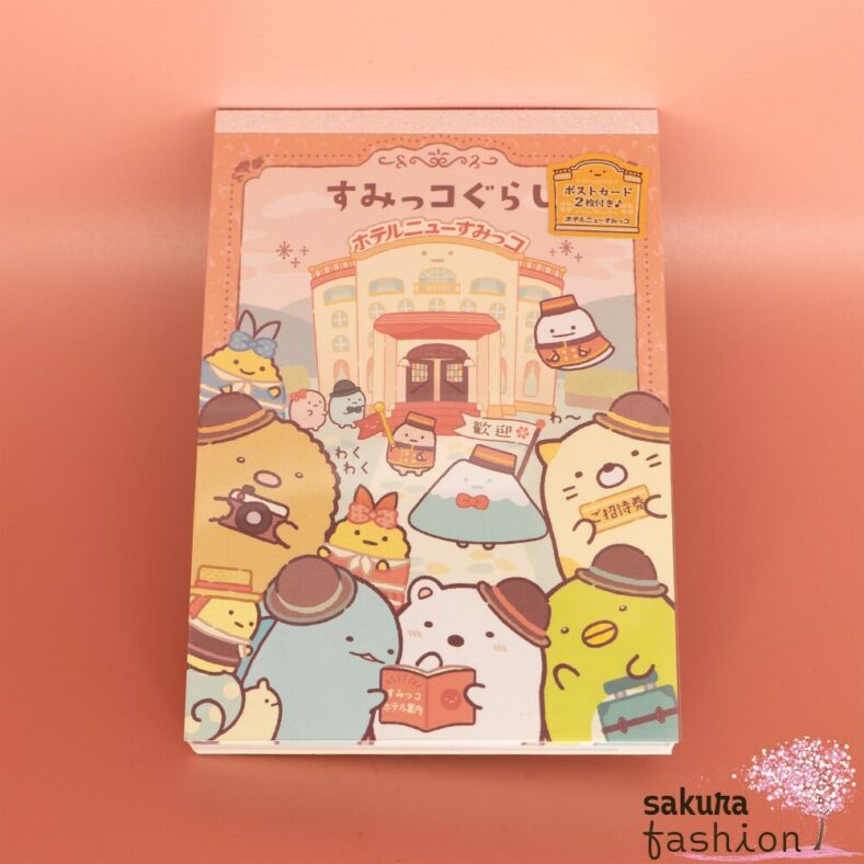 San-X Sumikko Gurashi Memo Block Notizblock Rosa Glitzernd Japan Kawaii memo pad hotel new sumikko