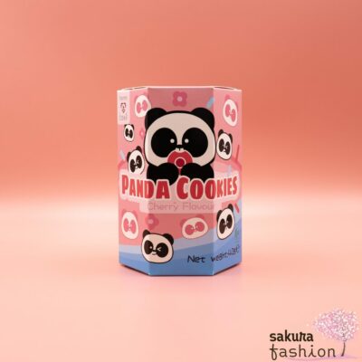 Tokimeki Panda Kekse Cremefüllung Zart Knusprig Süß Kirschgeschmack Rosa China panda cookies cherry