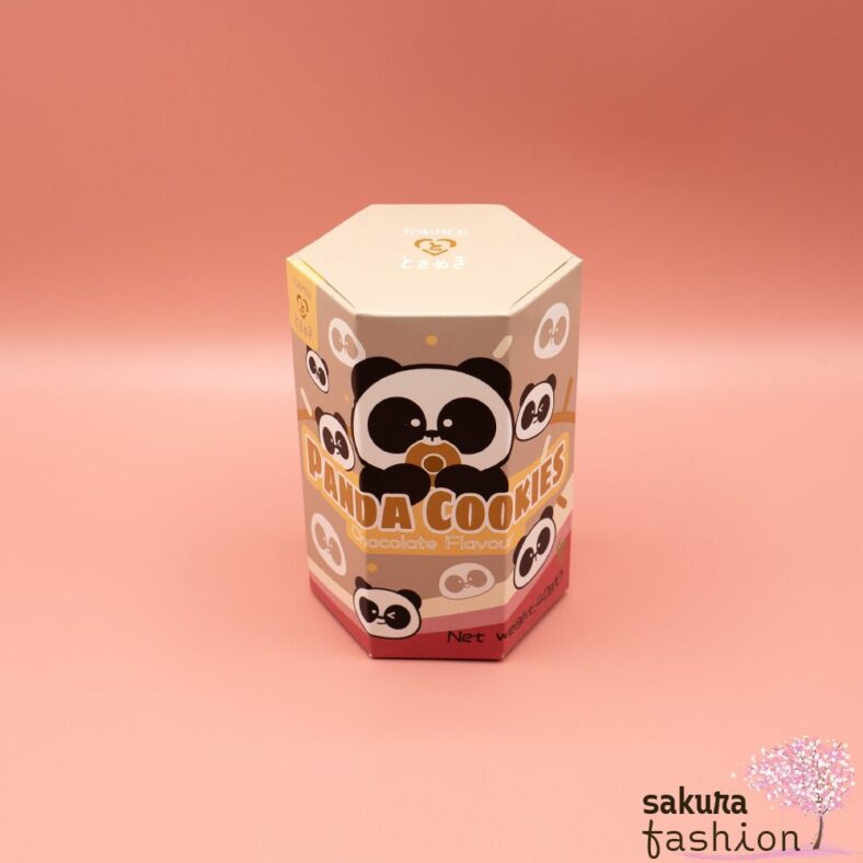 Tokimeki Panda Kekse Cremefüllung Zart Knusprig Süß Schokoladengeschmack Beige Braun China panda cookies chocolate