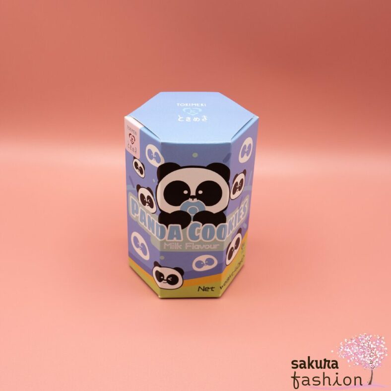 Tokimeki Panda Kekse Cremefüllung Zart Knusprig Süß Milchgeschmack Blau China panda cookies milk