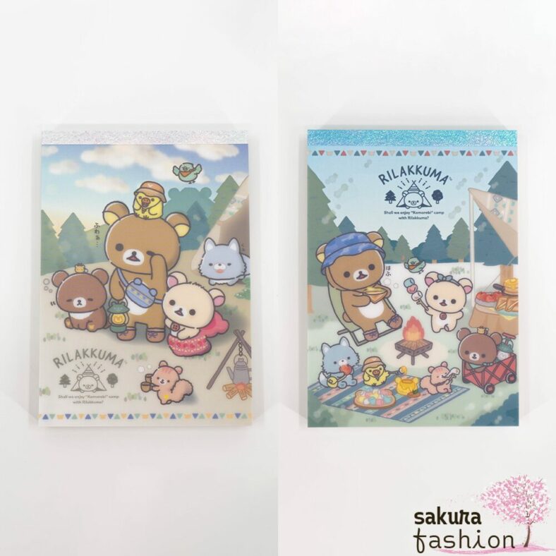 San-X Rilakkuma Memo Block Japan Kawaii memo pad komorebi camp