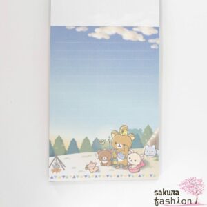 San-X Rilakkuma Memo Block Japan Kawaii memo pad komorebi camp