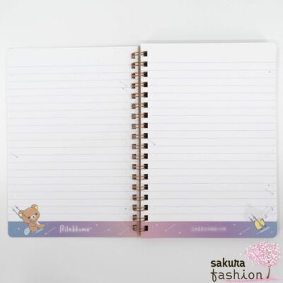 San-X Notizbuch Rilakkuma Bär Braun Vogelküken Kiiroitori Gelb Liniert Japan Kawaii B6SP notebook sleeping with you a