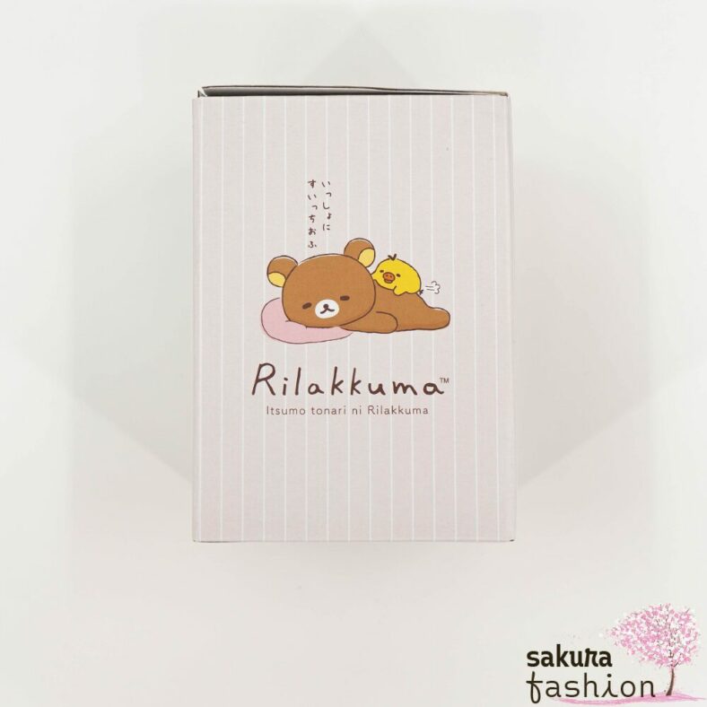 San-X Rilakkuma Kiiroitori Edelstahlbecher 450ml Bär Küken Tiermotiv Beige Schwarz Heißgetränk Kaltgetränk Japan Kawaii stainless steel cup (rilakkuma next to you) hot cold drink