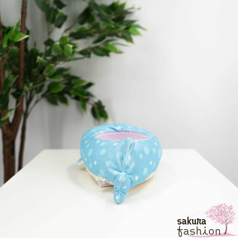 San-X Walhai Jinbesan Hase Umi Usagi Plüschtier Stofftier Aufbewahrungsbox Aufbewahrung Zubehör Mochi Bestickt Blau Rosa Punkte Sterne Japan Kawaii plush multi tray