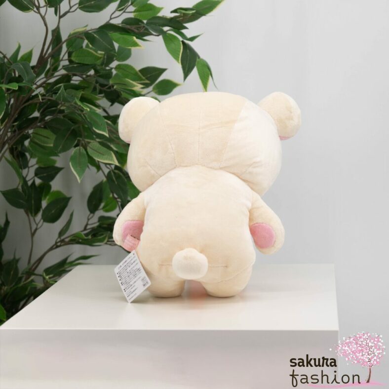 San-X Stofftier Mittelgroß Bär Korilakkuma Weiß Plüschtier Japan Kawaii stuffed toy (M)