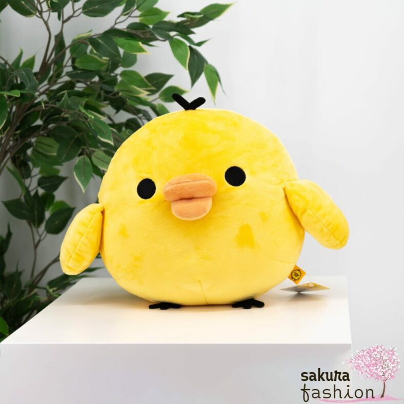 San-X Stofftier Mittelgroß Vogelküken Kiiroitori Gelb Plüschtier Japan Kawaii stuffed toy (M)