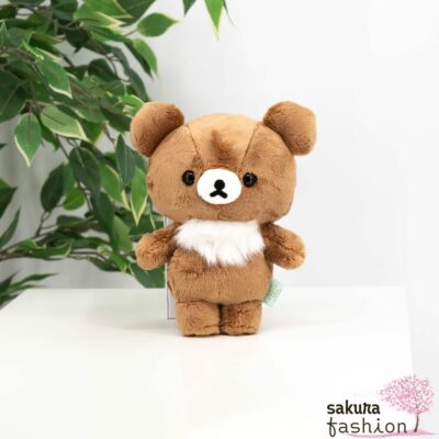 San-X Stofftierbär Klein Chairoikoguma Braun Sitzend Kuschelig Weich Japan Kawaii posing stuffed toy chairoikoguma