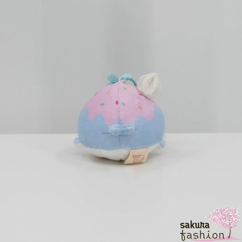 San-X Jinbe San Taschenanhänger Stofftieranhänger Wal Blau Japan Kawaii round hanging plush toys giant ice jellyfish and lost whale