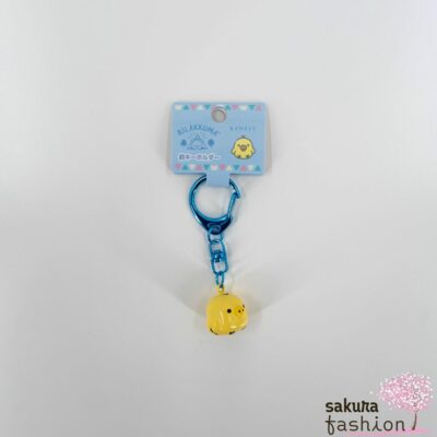 San-X Rilakkuma Schlüsselanhänger Bär Küken Korilakkuma Chairoikoguma Kiiroitori Glöckchen Japan Kawaii Accessoire bell keychain komorebi camp