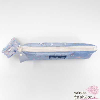 San-X Sentimental Circus Stifteetui Hellblau Gesteppt Tiermotiv Hase Shappo Stiftemäppchen Japan Kawaii Stationery pen pouch remake at the window of a sky blue daydream