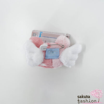 San-X Sentimental circus Plüsch-Anstecker Brosche Hasenkopf Shappo Engelsflügel Kaninschen Weich Japan Kawaii Accessoire plush badge remake at the window of a sky blue daydream