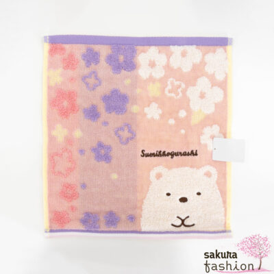 San-X Sumikko Gurashi Handtuch Mini Eisbär Shirokuma Japan Kawaii mini towel sumikko gurashi flowers polar bear