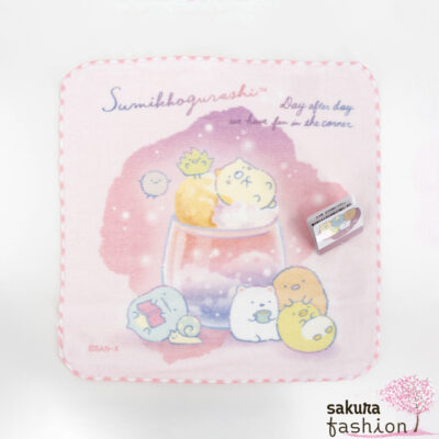 San-X Sumikko Gurashi Handtuch Mini Rosa Japan Kawaii mini towel sumikko gurashi pink