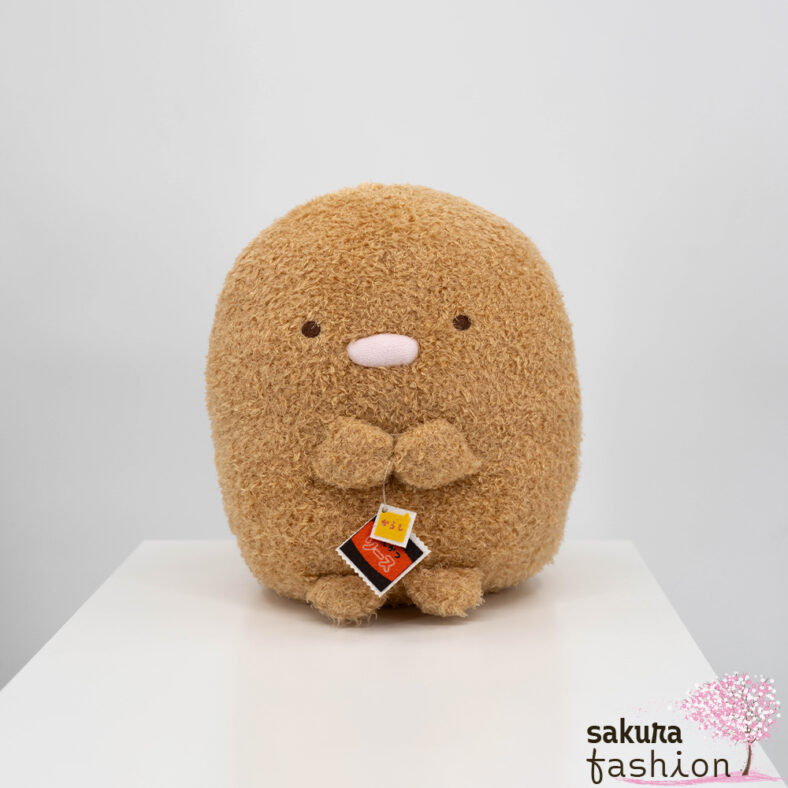 San-X Sumikko Gurashi Stofftier Schwein Tonkatsu Braun Mittelgroß Plüschtier Japan Kawaii stuffed toy m pork cutlet