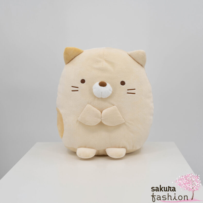 San-X Sumikko Gurashi Stofftier Katze Neko Beige Mittelgroß Plüschtier Japan Kawaii stuffed toy m neko