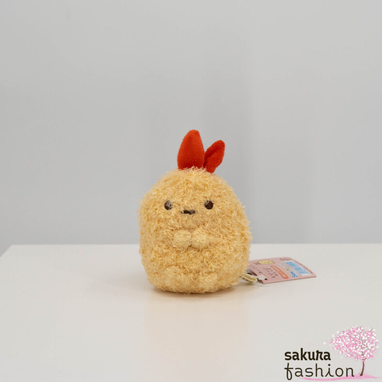 San-X Sumikko Gurashi Stofftier Garnele Ebifurai no Shippo Gelb Klein Plüschtier Japan Kawaii plush toy s fried shrimp tail