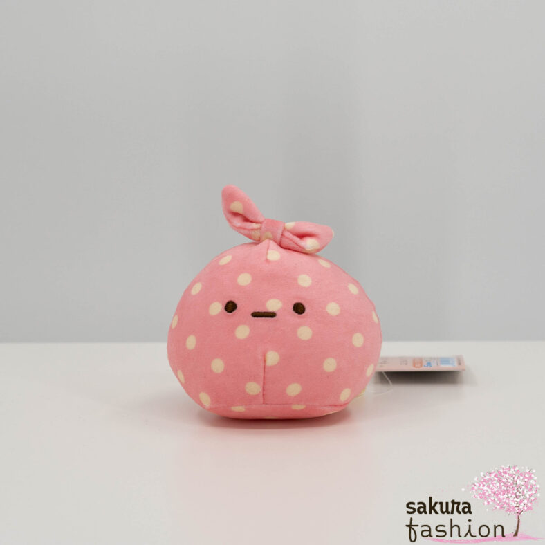 San-X Sumikko Gurashi Stofftier Wickeltuch Rosa Gepunktet Klein Plüschtier Japan Kawaii plush toy s furoshiki