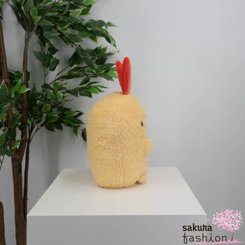 San-X Sumikko Gurashi Stofftier Garnele Ebifurai no Shippo Gelb Mittelgroß Plüschtier Japan Kawaii stuffed toy m fried shrimp tail