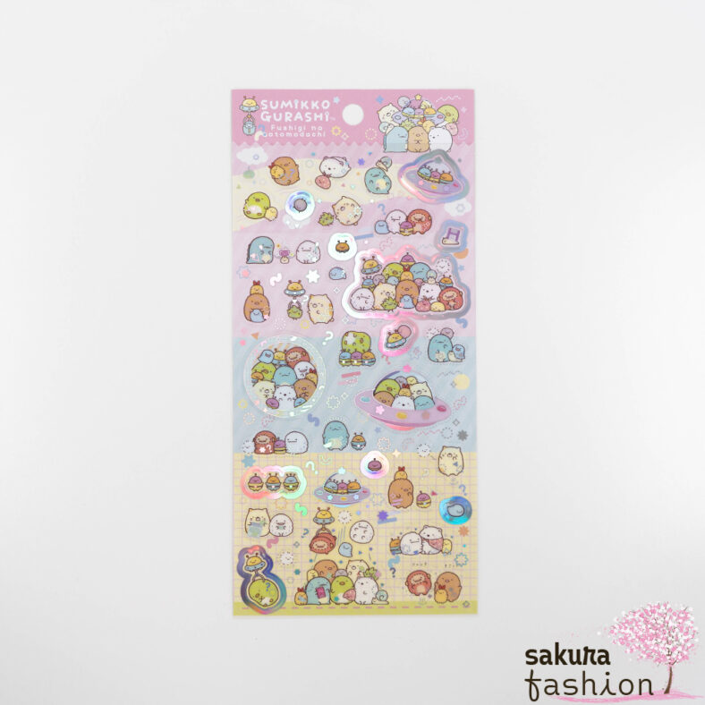 San-X Sumikko Gurashi Sticker Aufkleber Japan Kawaii DIY Stationery sticker mysterious friends